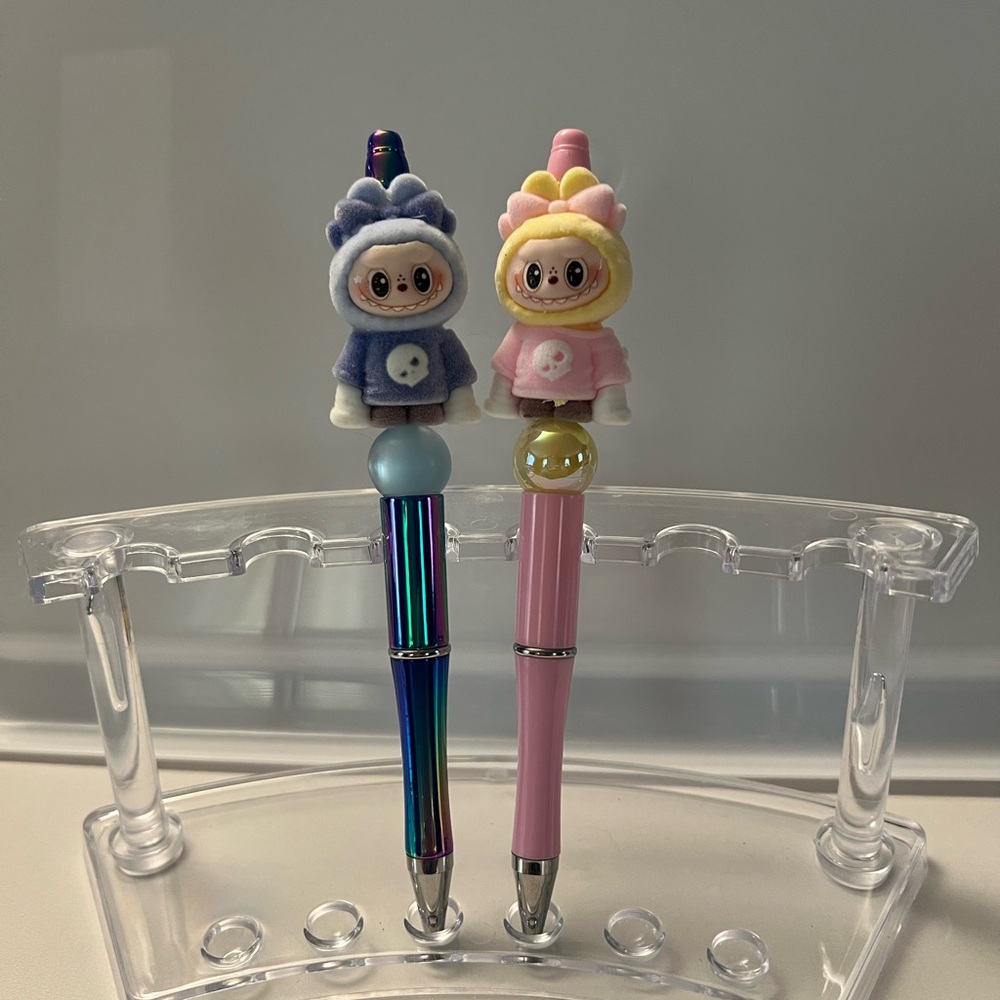 Two Labubu pens